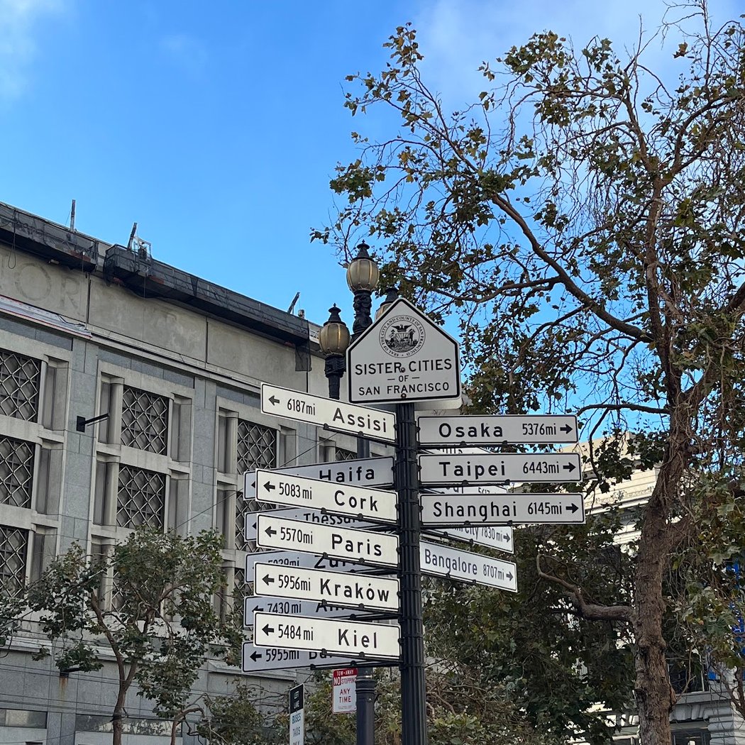 Sister Cities of San Francisco Sign 2