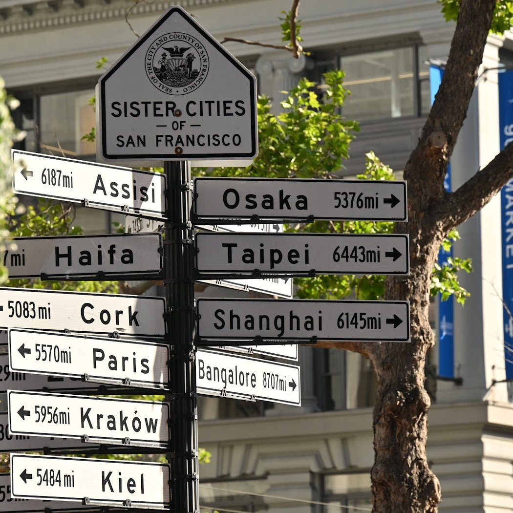 Sister Cities of San Francisco Sign 1