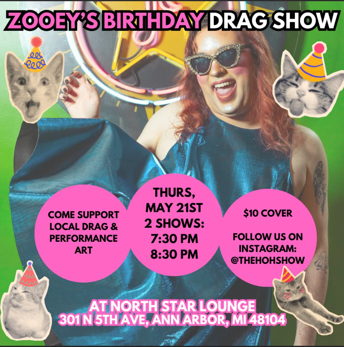 LGBTQ Night: Zooey’s Birthday Drag Show 1