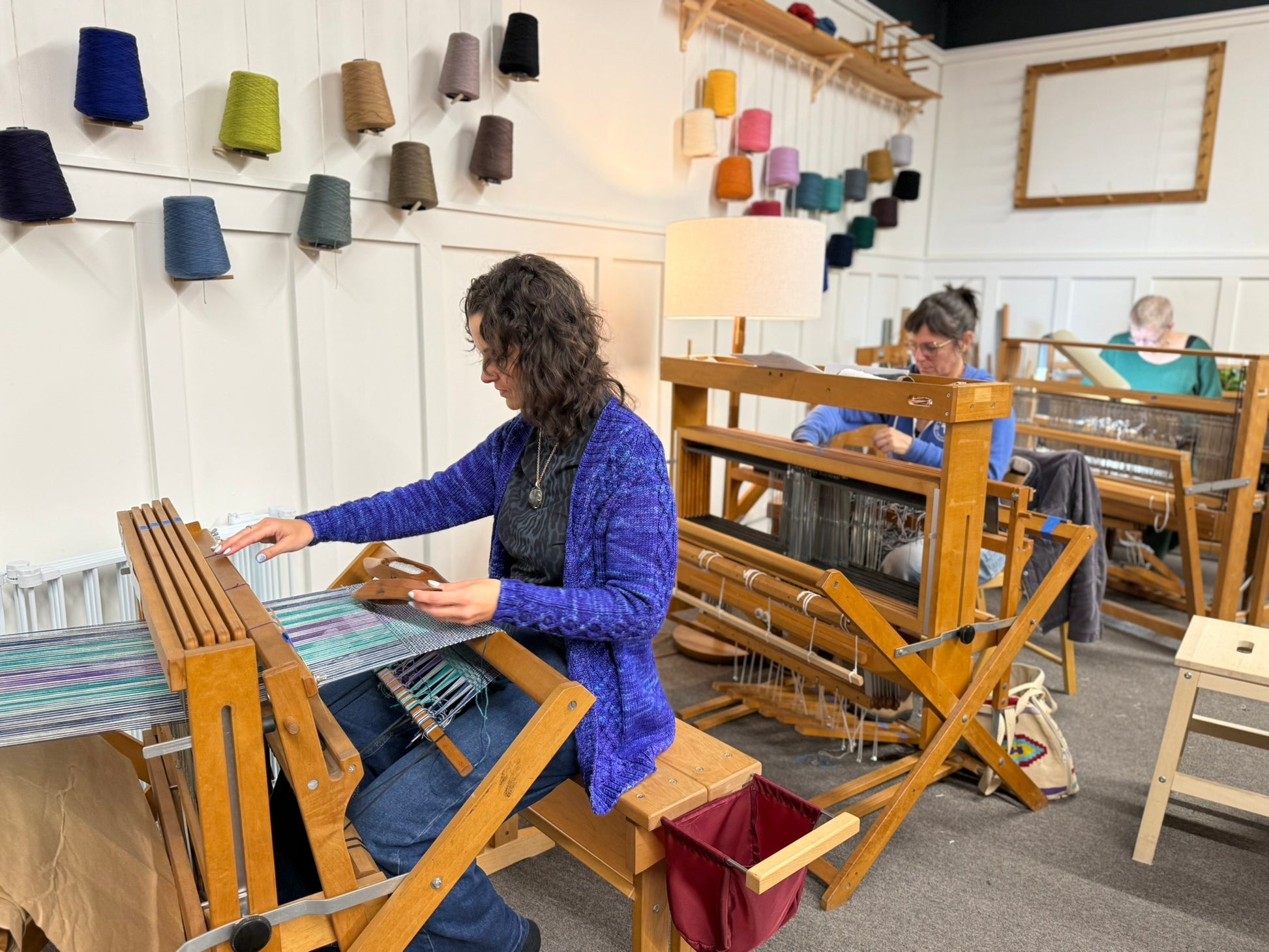 8-week Basic Loom Weaving with Rags! 3