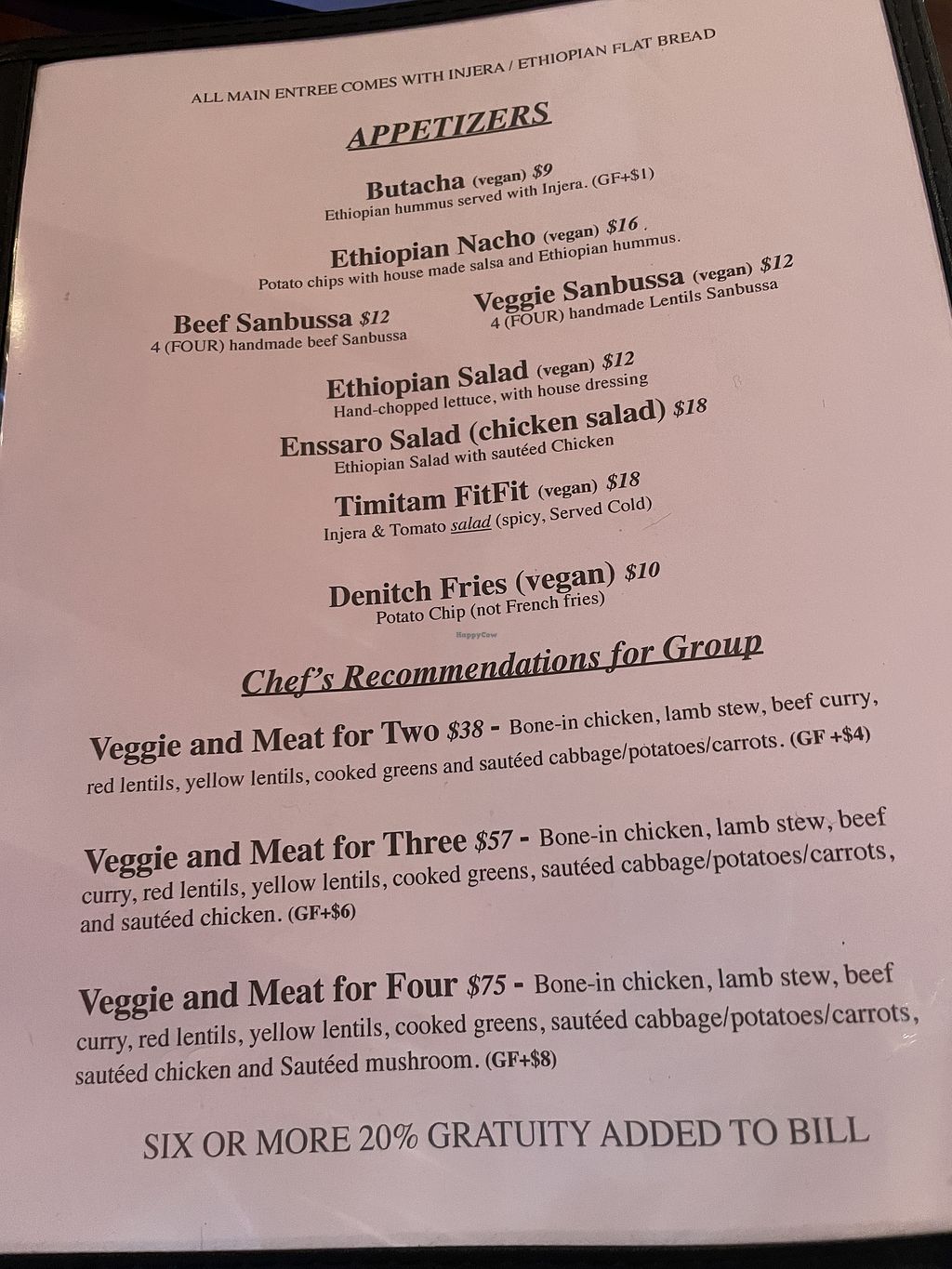 Enssaro Ethiopian Restaurant 2