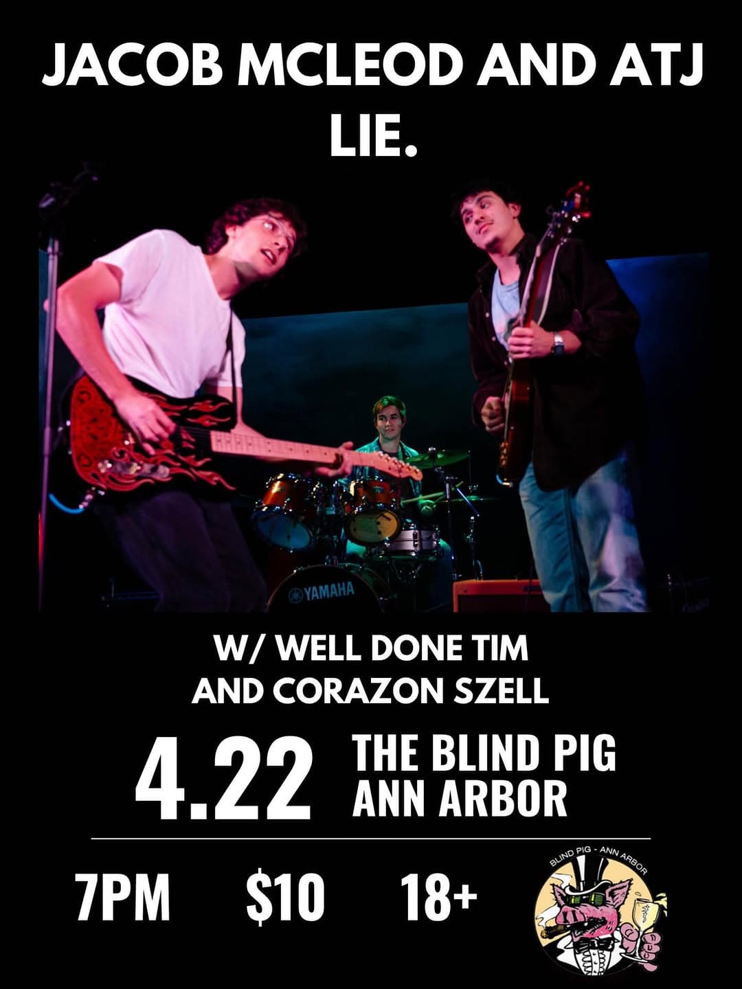 Jacob McLeod and ATJ with Lie., Well Done Tim & Corazon Szell 1